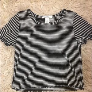 Ribbed Stripped Shirt